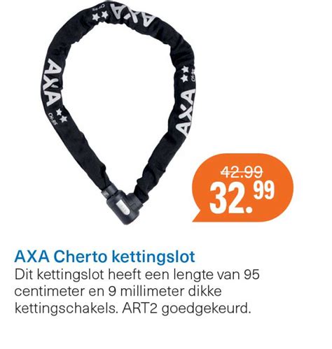 Axa Cherto Kettingslot Aanbieding Bij Halfords Folders Nl