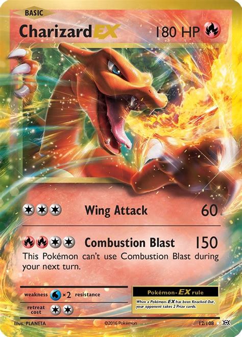 Mega Charizard EX holo Pokémon 150 np gov lk