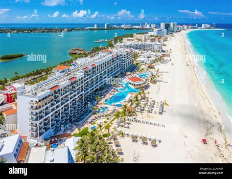 Aerial View Of Cancun Mexico High Resolution Stock Photography And