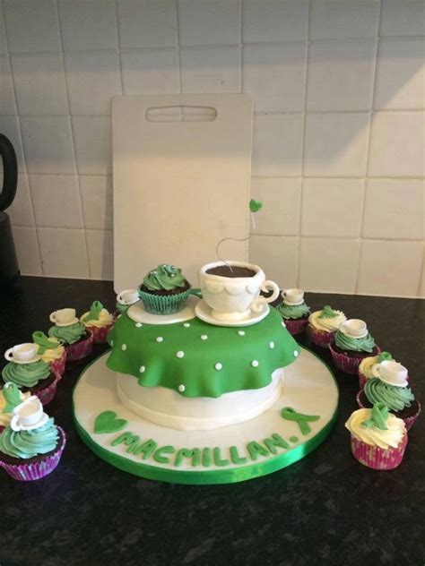Macmillan Support Cake & Cupcakes - CakeCentral.com