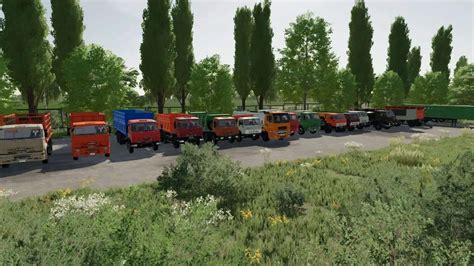 Pack Kamaz Nefaz Tonar V Fs Mod Farming Simulator Mod