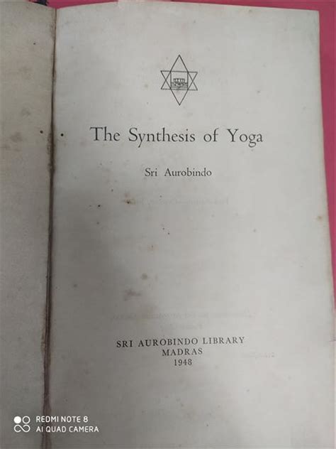 The Synthesis Of Yoga By Sri Aurobindo Fine Hardcover Gyan