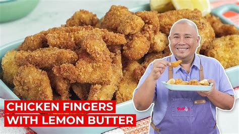 Chicken Fingers With Lemon Butter Sauce SIMPOL CHEF TATUNG YouTube