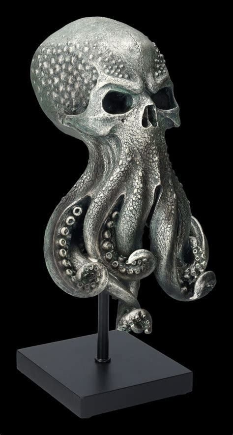 Cthulhu Kraken Skull On Stand Figuren Shopde