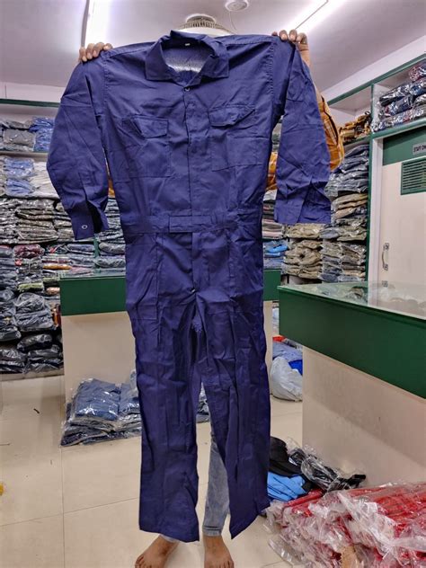 Overalls Blue Boiler Suit For Electrical Safety Model Name Number