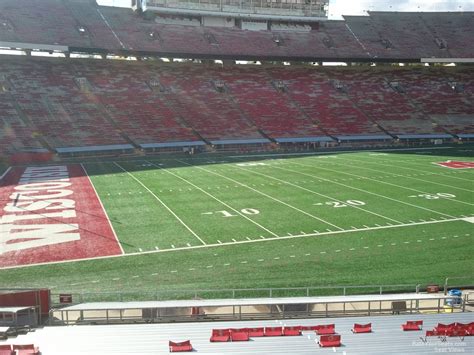 Camp Randall Seating Chart With Rows A Visual Reference Of Charts Chart Master