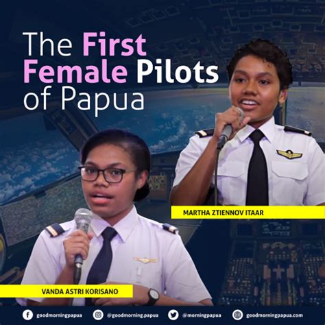 Inilah Prestasi Pilot Pilot Putri Pertama Papua Langit Perempuan