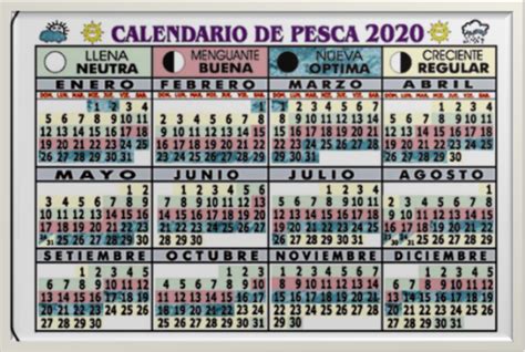 Calendario Jul 2021 Calendario De Pesca 2021 Chile