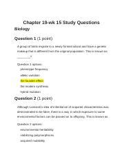 Chapter Wk Study Questions Bio Docx Chapter Wk Study