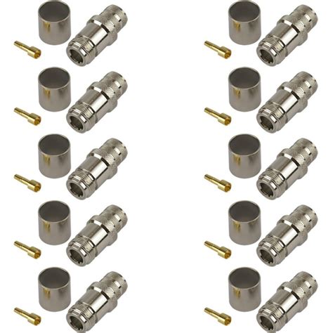 Pack Of N Type Female Crimp Connector Cfd Wifi Antennas Co Uk