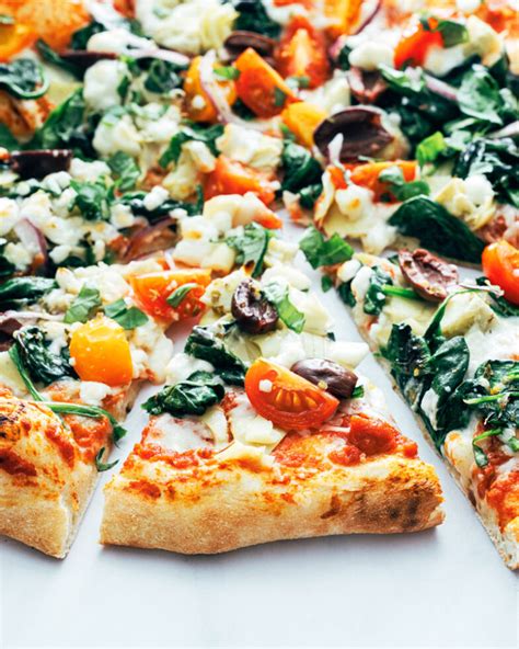 Greek Pizza With Feta A Couple Cooks