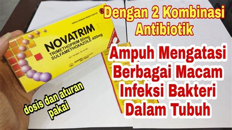 Antibiotik NOVATRIM Tablet Untuk Mengobati Infeksi Saluran Kemih Dan