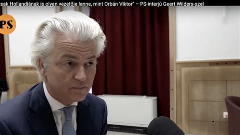 Wilders B Rcsak Hollandi Nak Is Olyan Vezet Je Lenne Mint Orb N