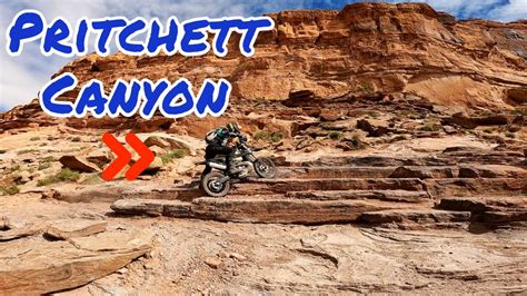 Pritchett Canyon Part Husqvarna Te I Dirt Bike Riding Moab Utah