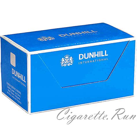 Dunhill International Blue Box Cigarettes | Cigarette.Run