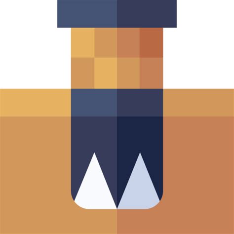 pit basic straight flat icon