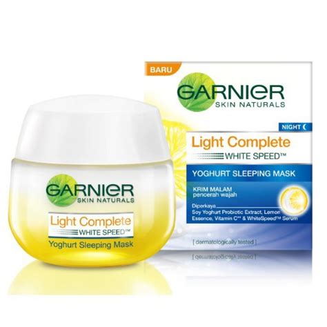 Jual Garnier Light Complete Yoghurt Sleeping Mask Night Cream Ml