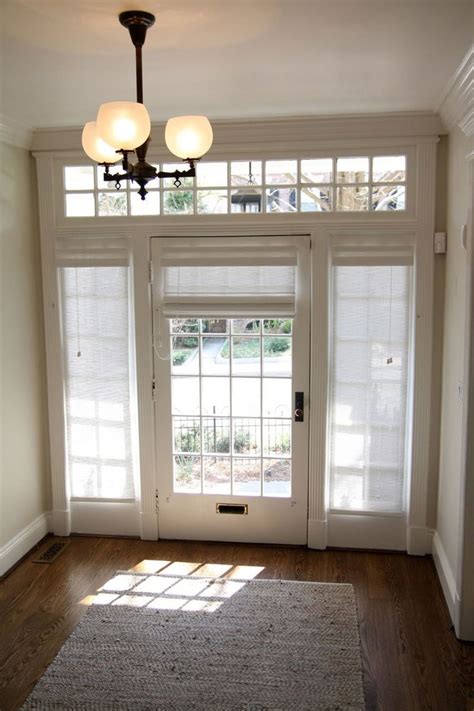 Curtains Drapes And Blinds For A Glass Front Door Front Doors With