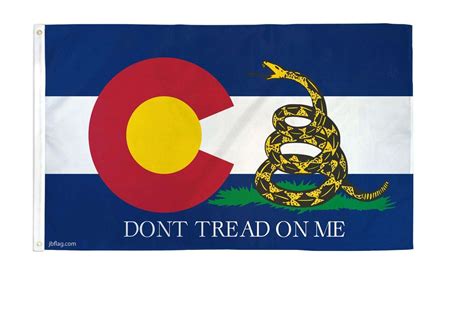 Gadsden Don T Tread On Me Colorado Flag Rocky Mountain Flag Company