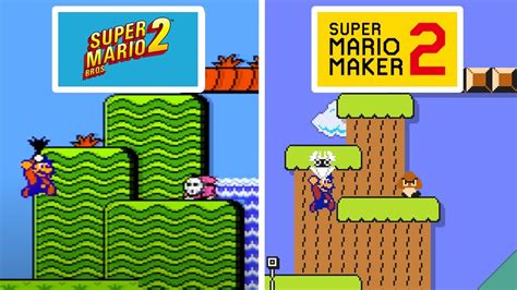 Super Mario Bros 2 S WORLD 1 Recreated In Super Mario Maker 2 YouTube