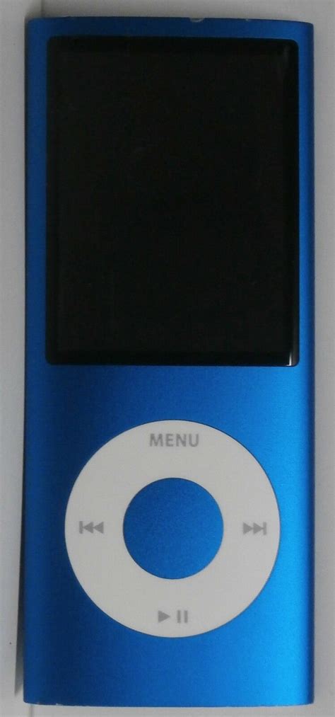 Apple Ipod Nano 4th Generation 8 Gb Blue Portable Audio And Headphones