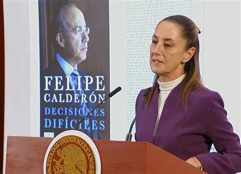 SPR Informa Expone Sheinbaum señalamientos de Felipe Calderón a