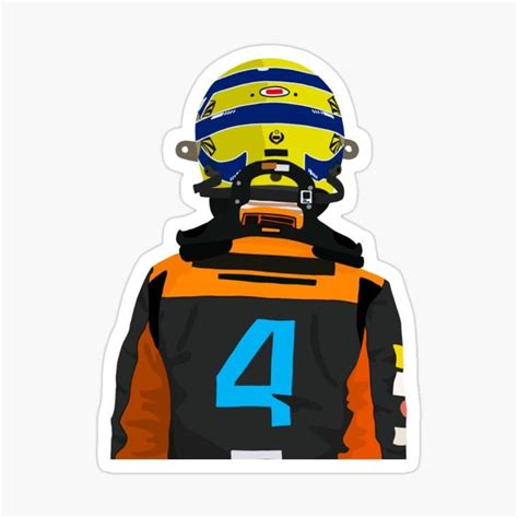 Lando Norris Sticker By Kibbel Lynn In 2023 Norris Stickers Formula 1