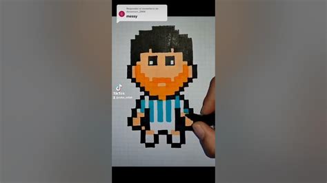 Messi Pixel Art Youtube