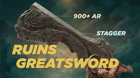 Elden Ring Ruins Greatsword Strength BUILD S MONSTER DLC Build