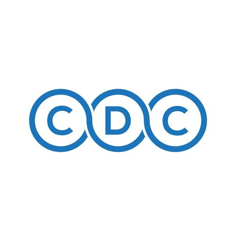 Cdc Letter Logo Design On White Background Cdc Creative Initials