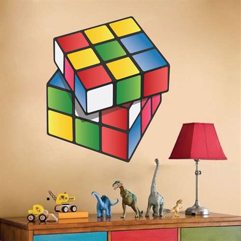 Rubik S Cube Decals Rubik S Cube Wall Art Design By PrimeDecal