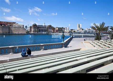 Libya Tripoli view of the city center Stock Photo - Alamy