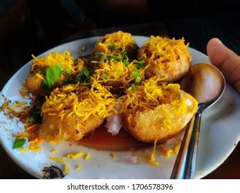 Indian Street Food Pani Puri Stock Photo 1706578396 | Shutterstock