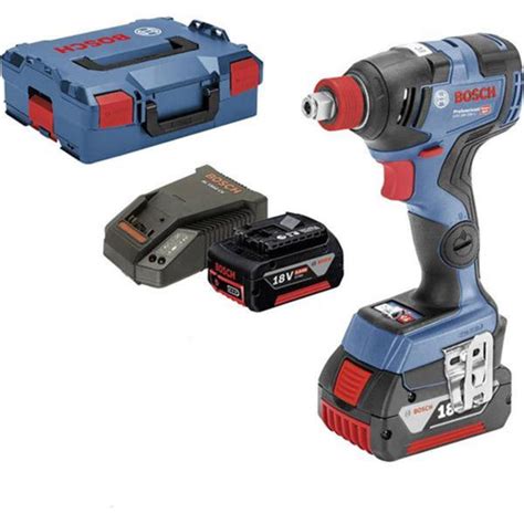 Bosch Gdx 18v 210 C Kit Professional Cordless Impact Wrench 2x5ah