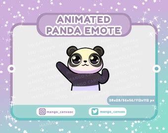 Animated Panda Dancing Emote For Twitch Or Discord Panda Dance Emote