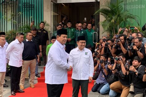 Usai Penetapan Presiden Terpilih Prabowo Sambangi Kantor Dpp Pkb