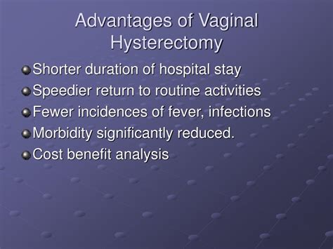 Ppt Vaginal Hysterectomy For Big Uteri Powerpoint Presentation Free