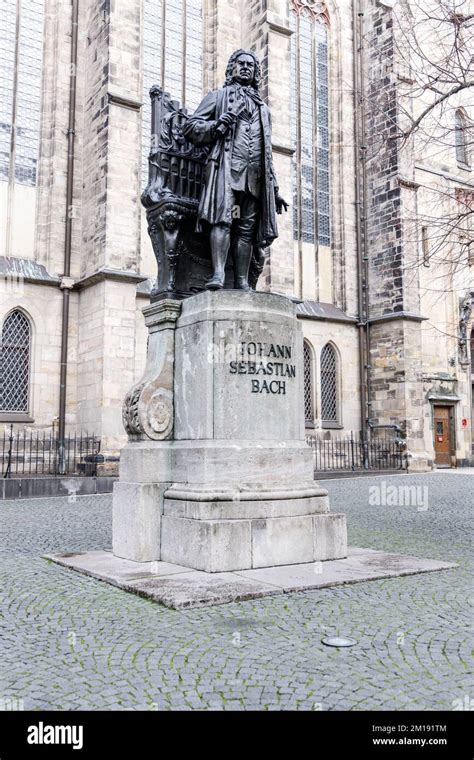 Leipzig Germany 12 10 2021 Monument Of The Famous Composer Johann