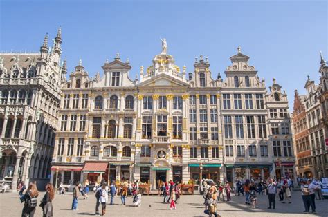 Grand Place Grote Markt In Brussels Belgium 2018 Editorial Image