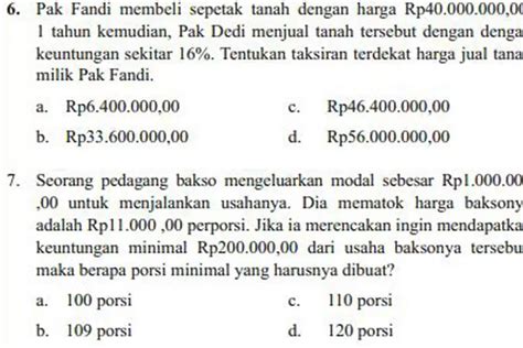 Kunci Jawaban Dan Pembahasan Matematika Kelas 7 Semester 2 Halaman 95