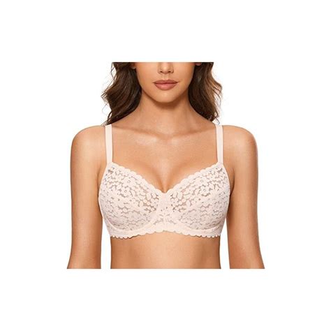 Dobreva Donna Reggiseno Pizzo Minimizer Con Ferretto Senza Imbottitura