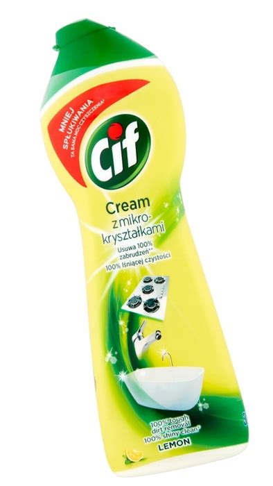 Cif Mleczko Do Czyszczenia Z Mikrokryszta Kami Te Lemon Cream G