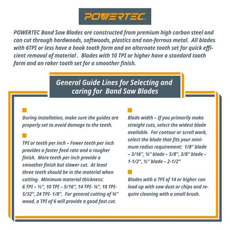 Powertec In X In X Tpi Band Saw Blade Monsecta Depot