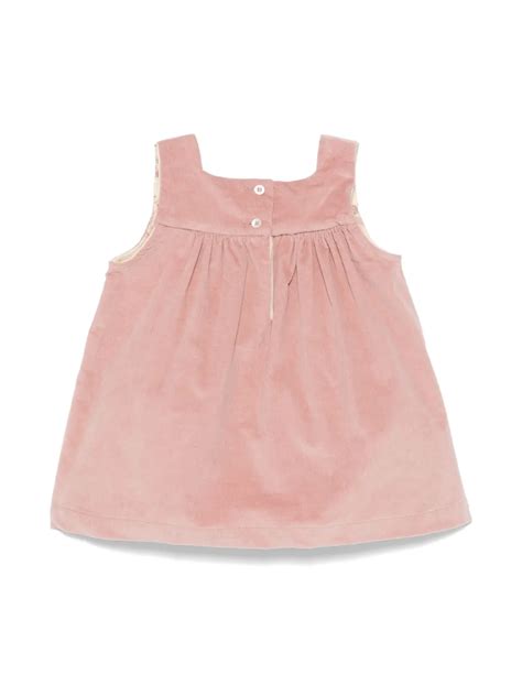 Babe And Tess Corduroy Dress Pink FARFETCH