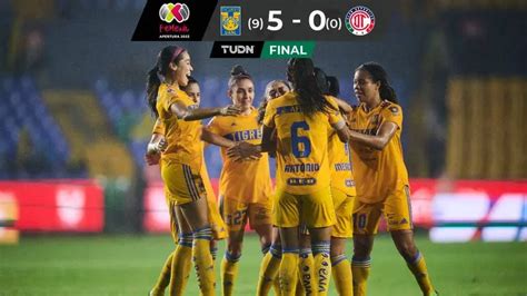 Tigres Femenil Golea A Toluca Avanza A Semifinales De La Liga MX TUDN