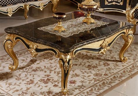 Casa Padrino luxury baroque coffee table black / gold - Magnificent ...