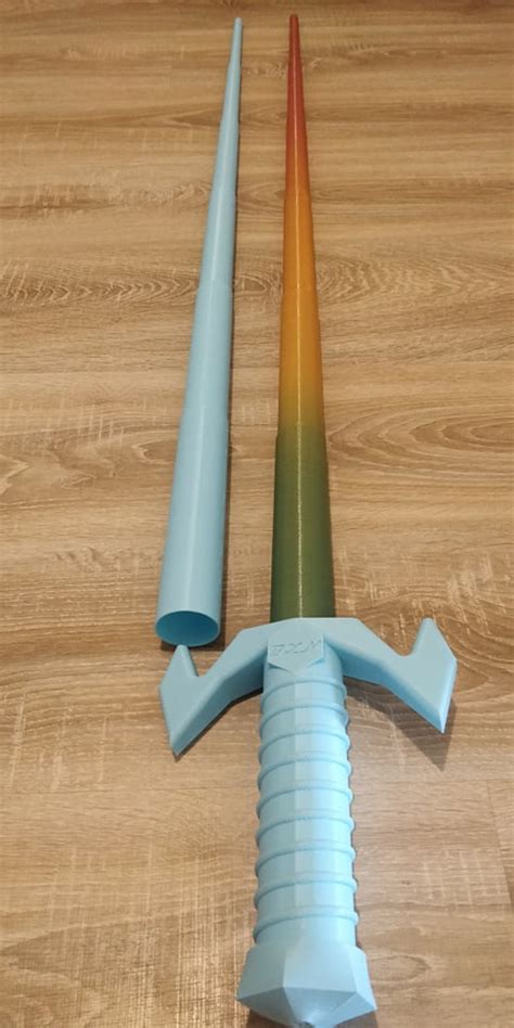 Collapsible Sword P E D Pliable No Support V By Brixodin