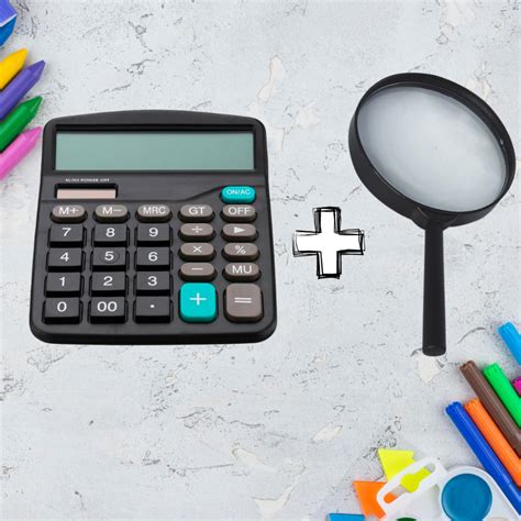 Kit Calculadora De Mesa E Lupa Shopee Brasil