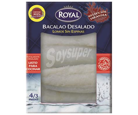 Royal Bacalao Desalado Lomos Sin Espina G