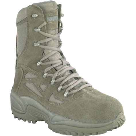 Reebok Rapid Response 8 Inch Sage Green Ct Sz Boot Rb8990